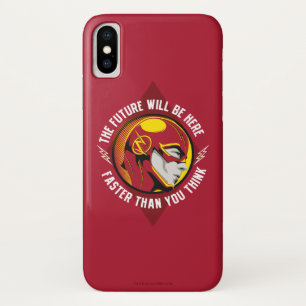 The Flash   "The Future Will Be Here" iPhone X Case