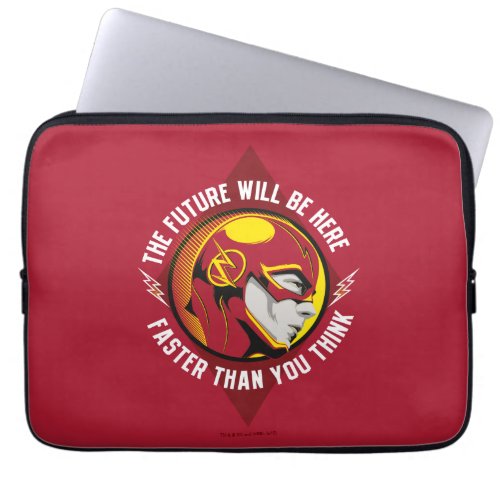The Flash  The Future Will Be Here Laptop Sleeve