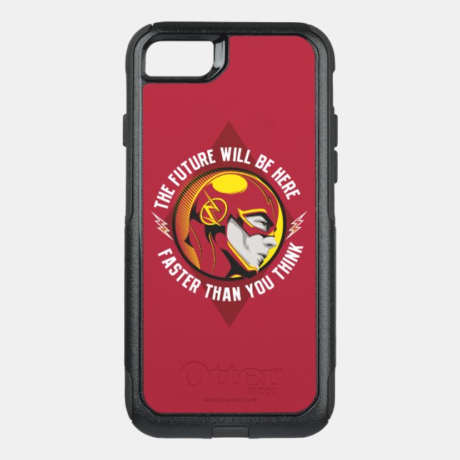The Flash | "The Future Will Be Here" Otterbox iPhone Case (Back)
