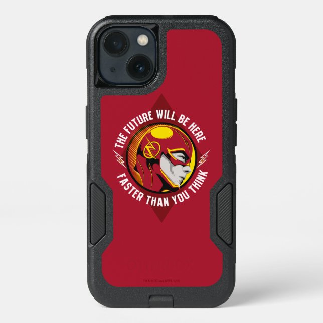The Flash | "The Future Will Be Here" Otterbox iPhone Case (Back)