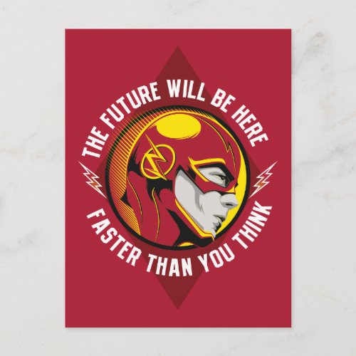 The Flash  The Future Will Be Here Postcard