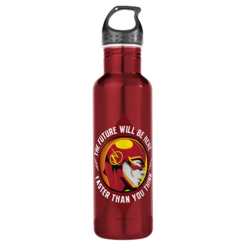 The Flash  The Future Will Be Here Stainless Steel Water Bottle