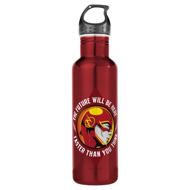 The Flash | "The Future Will Be Here" Stainless Steel Water Bottle (Front)