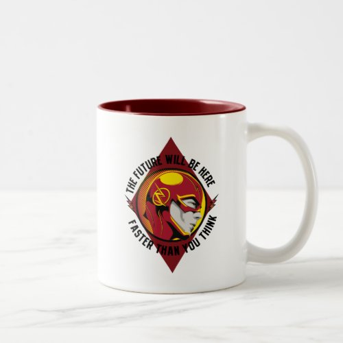 The Flash  The Future Will Be Here Two_Tone Coffee Mug