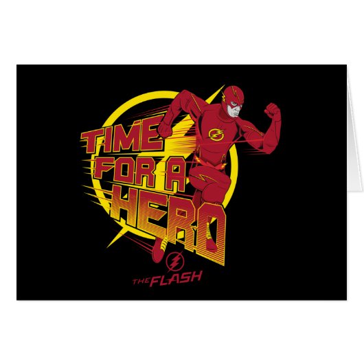 The Flash | "Time For A Hero" Graphic Cards (Front Horizontal)