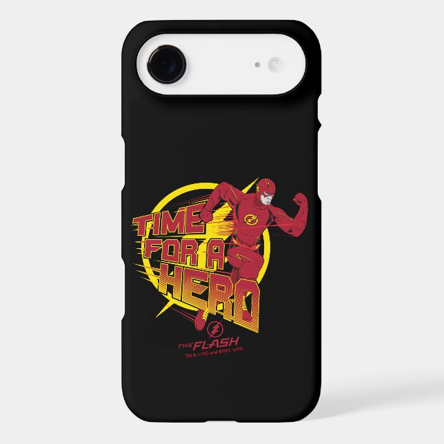 The Flash | "Time For A Hero" Graphic Case-Mate Samsung Galaxy Case (Back)
