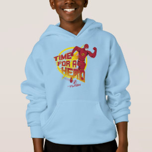 The Flash   "Time For A Hero" Graphic Hoodie