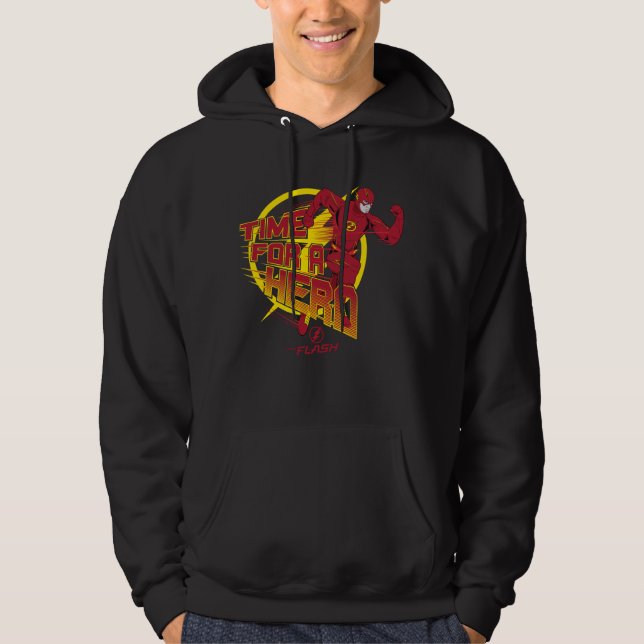 The Flash | "Time For A Hero" Graphic Hoodie (Front)