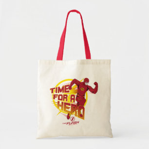 The Flash "Time For A Hero" Graphic Tote Bag