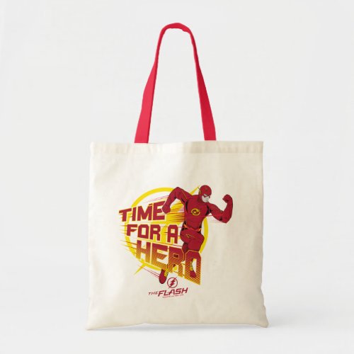The Flash  Time For A Hero Graphic Tote Bag