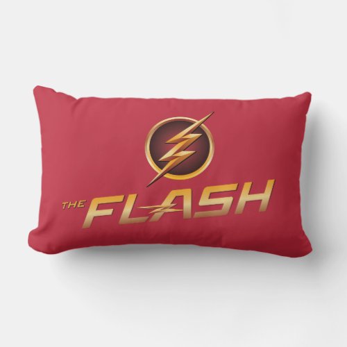 The Flash  TV Show Logo Lumbar Pillow
