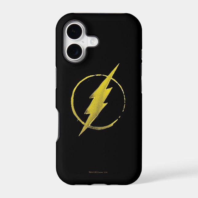The Flash | Yellow Chest Emblem Case-Mate iPhone Case (Back)