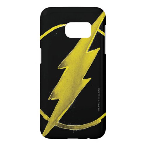 The Flash  Yellow Chest Emblem Samsung Galaxy S7 Case