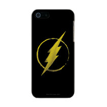 The Flash | Yellow Chest Emblem Metallic Phone Case For iPhone SE/5/5s