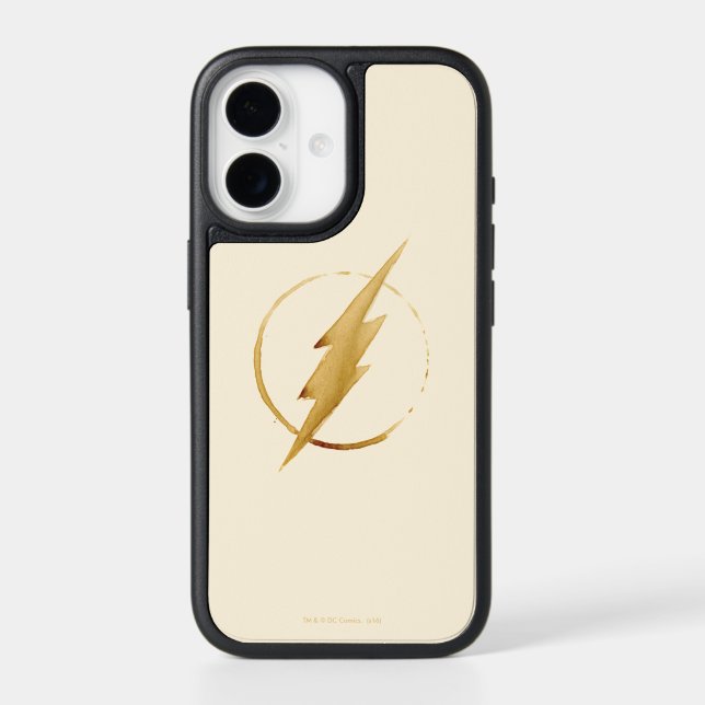 The Flash | Yellow Chest Emblem Otterbox iPhone Case (Back)