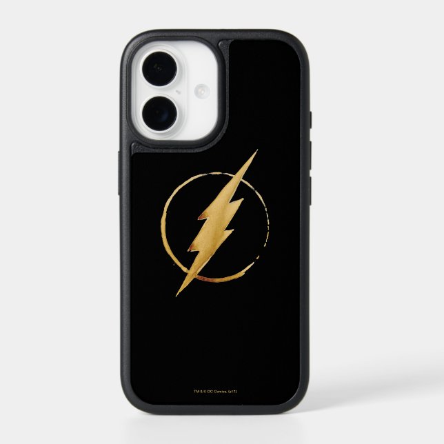 The Flash | Yellow Chest Emblem Otterbox iPhone Case (Back)
