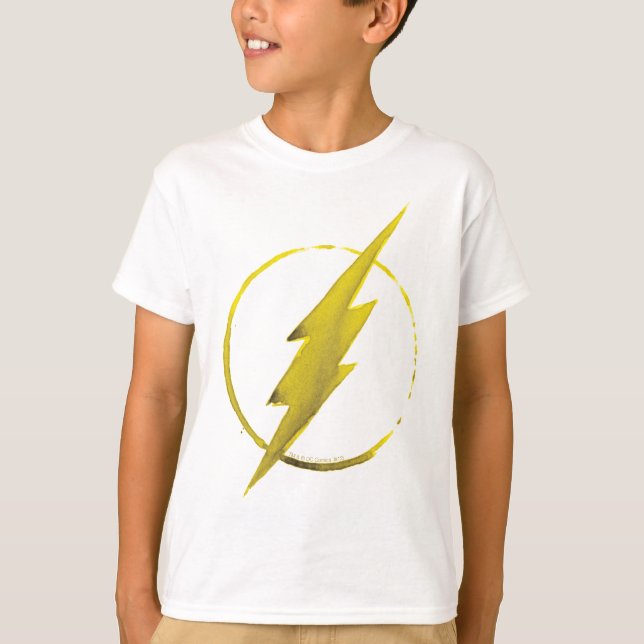 The Flash | Yellow Chest Emblem T-Shirt (Front)