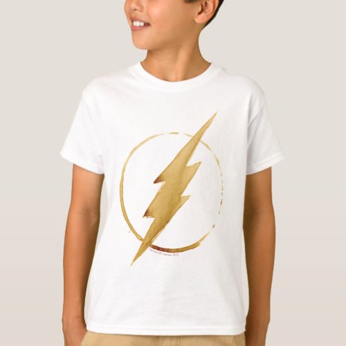 The Flash  Yellow Chest Emblem T_Shirt