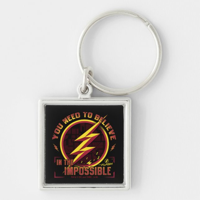 The Flash | You Need To Believe In The Imposible Keychain (Front)