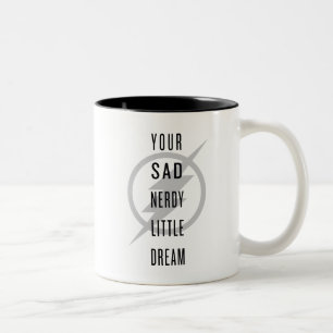 The Flash "Your Sad Nerdy Little Dream" Two-Tone Coffee Mug