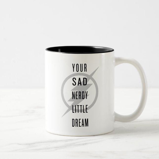 The Flash | "Your Sad Nerdy Little Dream" Two-Tone Coffee Mug (Right)