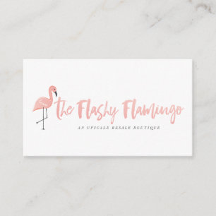 The Flashy Flamingo Business Card