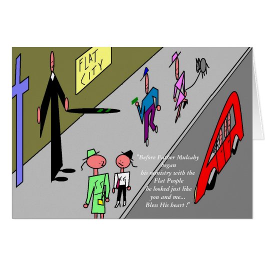 The Flat People Cards (Front Horizontal)