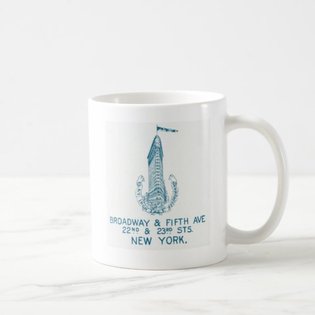 The Flatiron Restaurant of 1910 NYC Coffee Mug (Right)