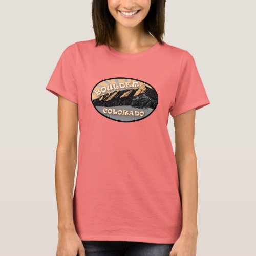 The Flatirons Chautauqua Park Boulder Colorado T_Shirt