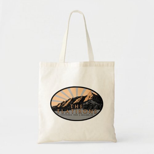 The Flatirons Chautauqua Park Boulder Tote Bag