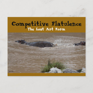 The Flatulent Defense Postcard