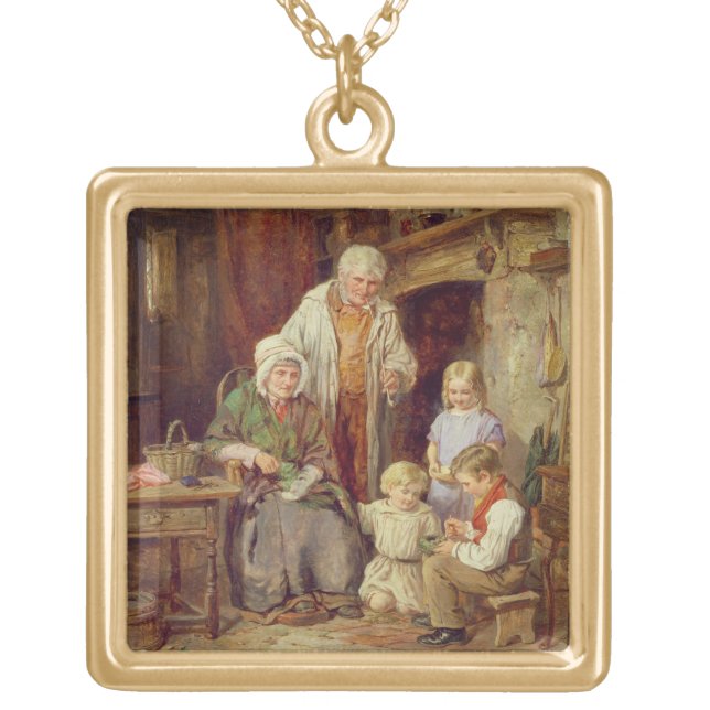 The Fledglings Gold Plated Necklace (Front)