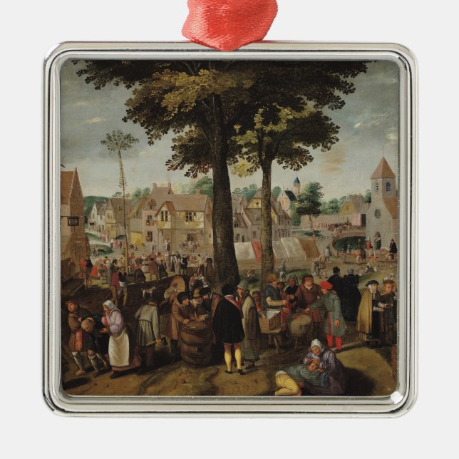 The Flemish Fair Metal Ornament (Front)
