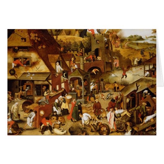 The Flemish Proverbs Cards (Front Horizontal)
