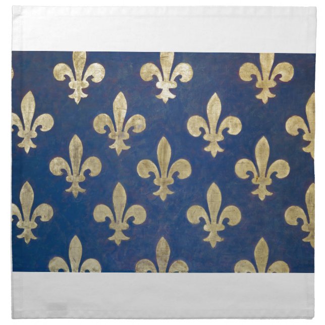 The fleur-de-lis or fleur-de-lys cloth napkin (Front)