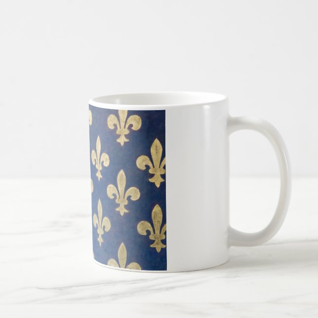 The fleur-de-lis or fleur-de-lys coffee mug (Right)