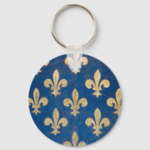 The fleur-de-lis or fleur-de-lys keychain