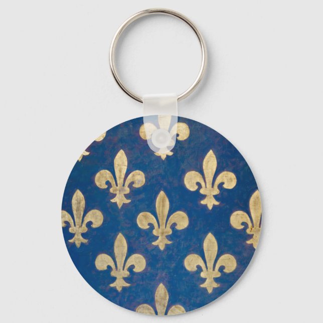 The fleur-de-lis or fleur-de-lys keychain (Front)
