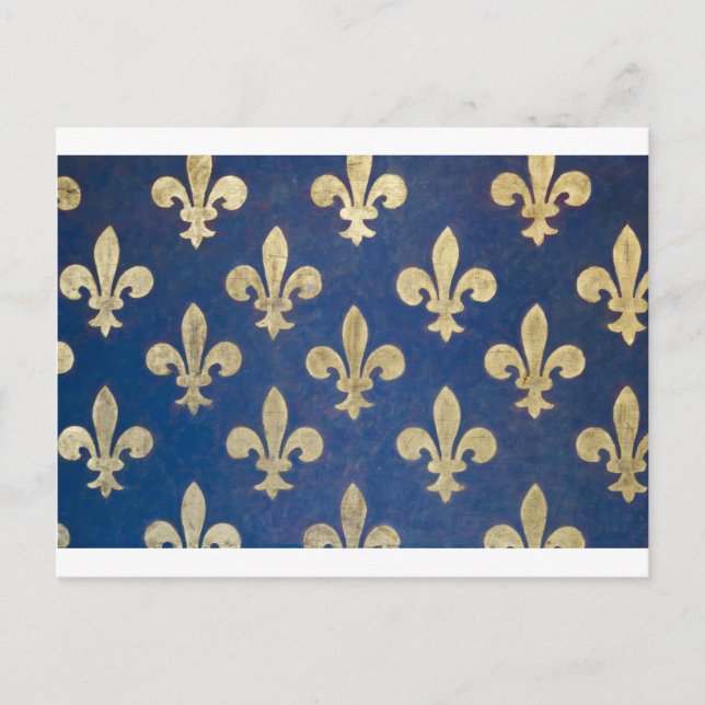 The fleur-de-lis or fleur-de-lys postcard (Front)