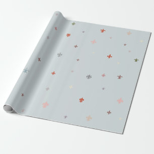 The Fleur-de-Lis - Vintage Pastel Colors Wrapping Paper