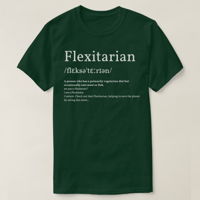 The Flexitarian T-Shirt (Design Front)