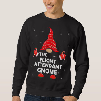 The Flight Attendant Gnome Matching Family Christm Sweatshirt
