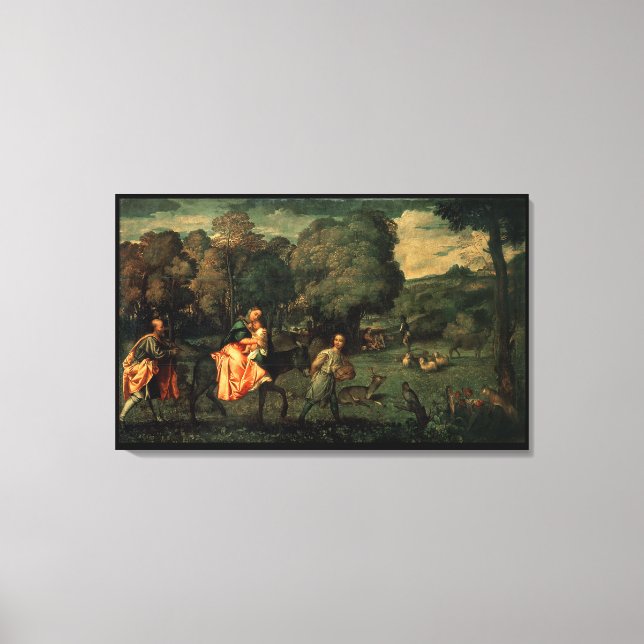 The Flight into Egypt, 1500s Canvas Print (Front)