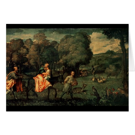 The Flight into Egypt, 1500s Cards (Front Horizontal)