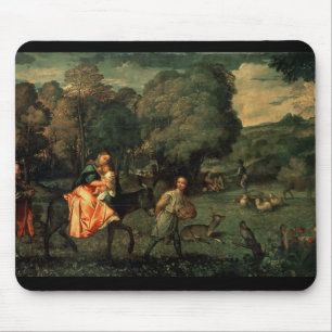 The Flight into Egypt, 1500s Mouse Pad
