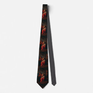 The Flight into Egypt Abraham Bloemaert Fine Art Neck Tie