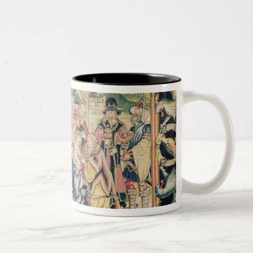 The Flight into Egypt and the Adoration of Two_Tone Coffee Mug