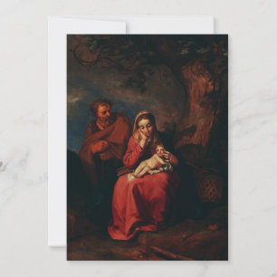 The Flight into Egypt by Abraham Bloemaert Invitation