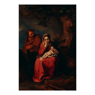 The Flight into Egypt by Abraham Bloemaert Poster