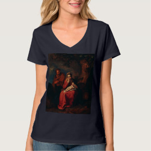 The Flight into Egypt by Abraham Bloemaert  T-Shirt